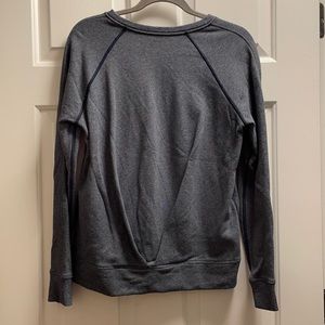 Size 6 navy blue Lulu Lemon crewneck.